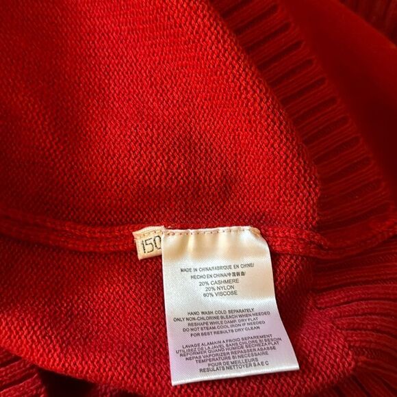 Girls Varsity Long Sleeve Sweater with G on chest. Cashmere Blend. Size 12 - Picture 5 of 5